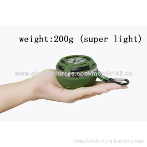 Portable Bluetooth Speaker with FM Radio, Torch